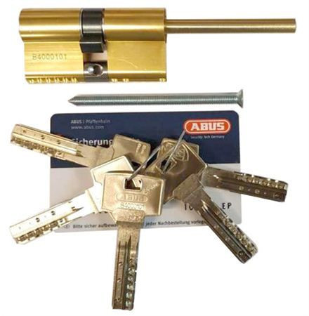 Механизм цилиндровый Abus Bravus 4000 MX (Абус) 75 мм (45*30) латунь, кл/шток