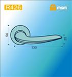 Ручки раздельные MSM R426 SN  (Матовый никель) на круглом основании