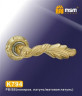 Ручки раздельные MSM K794 PB/SB (Полированная латунь / Матовая латунь) на круглом основании
