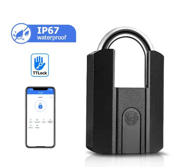 Навесной биометрический замок SMART PADLOCK PRO