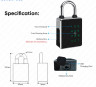 Навесной замок с кодом и Bluetooth SMART PADLOCK