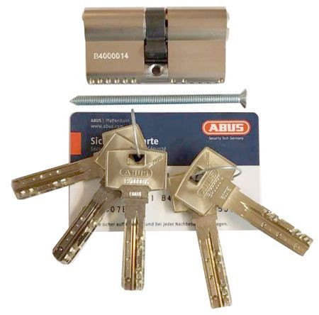 Механизм цилиндровый Abus Bravus 4000 MX (Абус) 70 мм (30*40) никель, кл/ключ