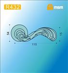 Ручки раздельные MSM R432 AС (медь) на круглом основании
