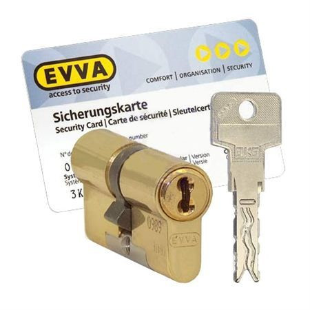 Цилиндр Evva 3KS 102 мм 36x66 ключ-ключ (латунь)