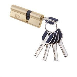 Цилиндровый механизм Msm C95 PB 60*35 (латунь) перфо