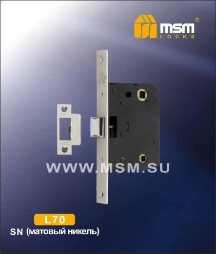 Механизм врезной Сантехнический L70SN (матовый никель) id: 10659
