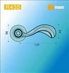 Ручки раздельные MSM R435 SN  (Матовый никель) на круглом основании