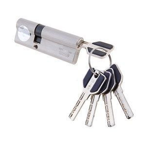 Цилиндровый механизм Msm C100 SN 65*35 (матовый никель) перфо