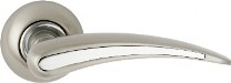 Ручки раздельные MSM R401 SN/CP (Матовый никель/Хром) на круглом основании
