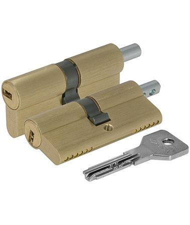Механизм цилиндровый Cisa Asix 70 мм (35*35В) кл/верт (латунь)