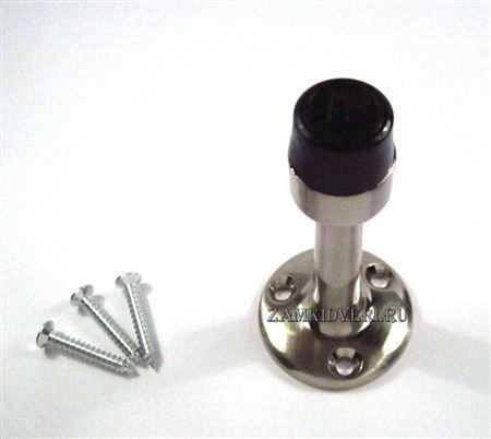 Ограничитель дверной настенный Handle Design DS02 SN (мат.никель)
