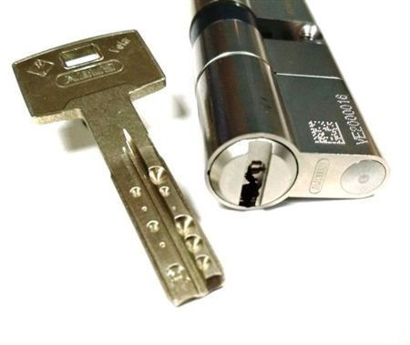 Механизм цилиндровый Abus Vela MX (Абус Вела) 90мм (45*45) никель, кл/кл