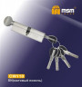 Цилиндровый механизм Msm CW110 SN 55*55 кл-верт (матовый никель) перфо