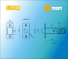 Механизм бесшумный (магнитный) - Межкомнатный L55M SB (матовая латунь)