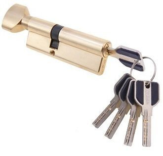 Цилиндровый механизм Msm CW80 PB 35*45 кл-верт (латунь) перфо