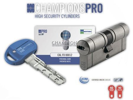 Механизм цилиндровый Mottura Pro Modular CP4D-(87)41/46-С5 ( кл/кл,никель)
